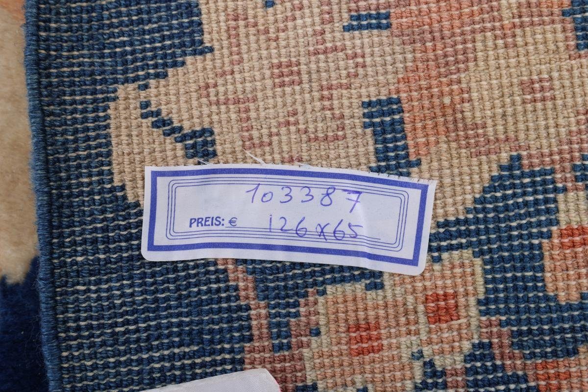 China rechteckig, Höhe: 15 Handgeknüpfter Läufer, Orientteppich 65x126 Orientteppich wolle Nain mm Trading,