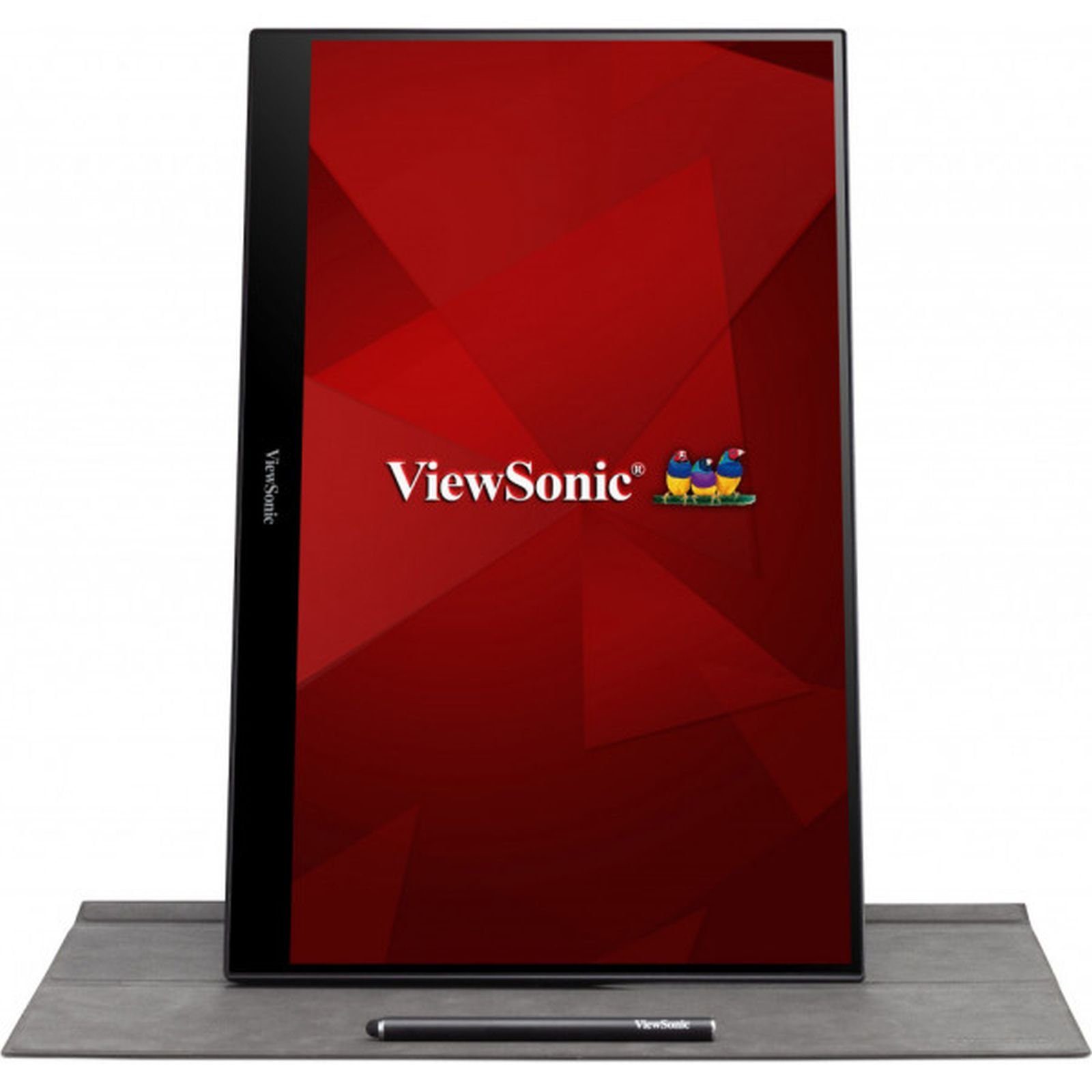 Viewsonic TD1655 16IN 16:9 LED MONITOR TFT-Monitor (1920 x 1080 px, Full HD, 6,5 ms Reaktionszeit, 60 Hz, IPS, Touchscreen, Eingebautes Mikrofon, Lautsprecher)
