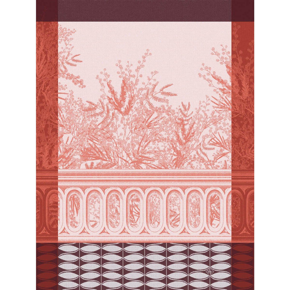 Le Jacquard Francais Geschirrtuch Geschirrtuch Riviera Mimosa Aube 60x80 cm, (1-tlg., 1 x Geschirrtuch), jacquard-gewebt