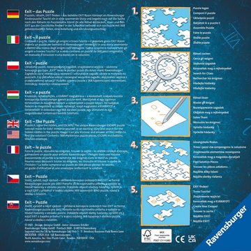 Ravensburger Puzzle EXIT, Puzzle Kids Das Piratenabenteuer, 368 Puzzleteile, FSC® - schützt Wald - weltweit; Made in Germany