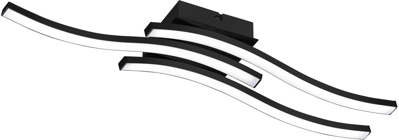 Reality Leuchten LED Deckenleuchte Route, LED fest integriert, Warmweiß, mo günstig online kaufen