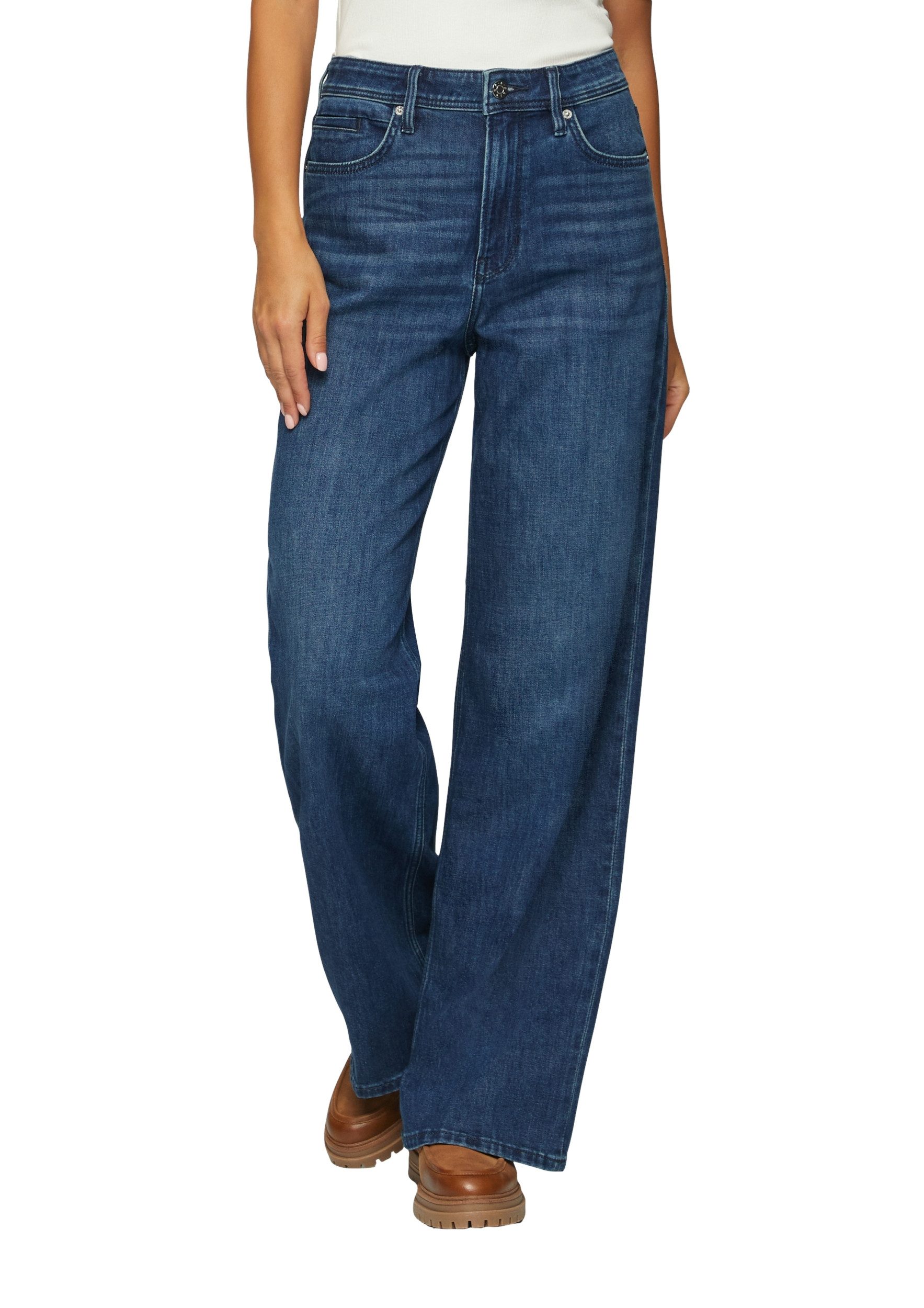 s.Oliver Weite Jeans - Flared Jeans einfarbig - Schlaghose - Weite Jeans Bootcut