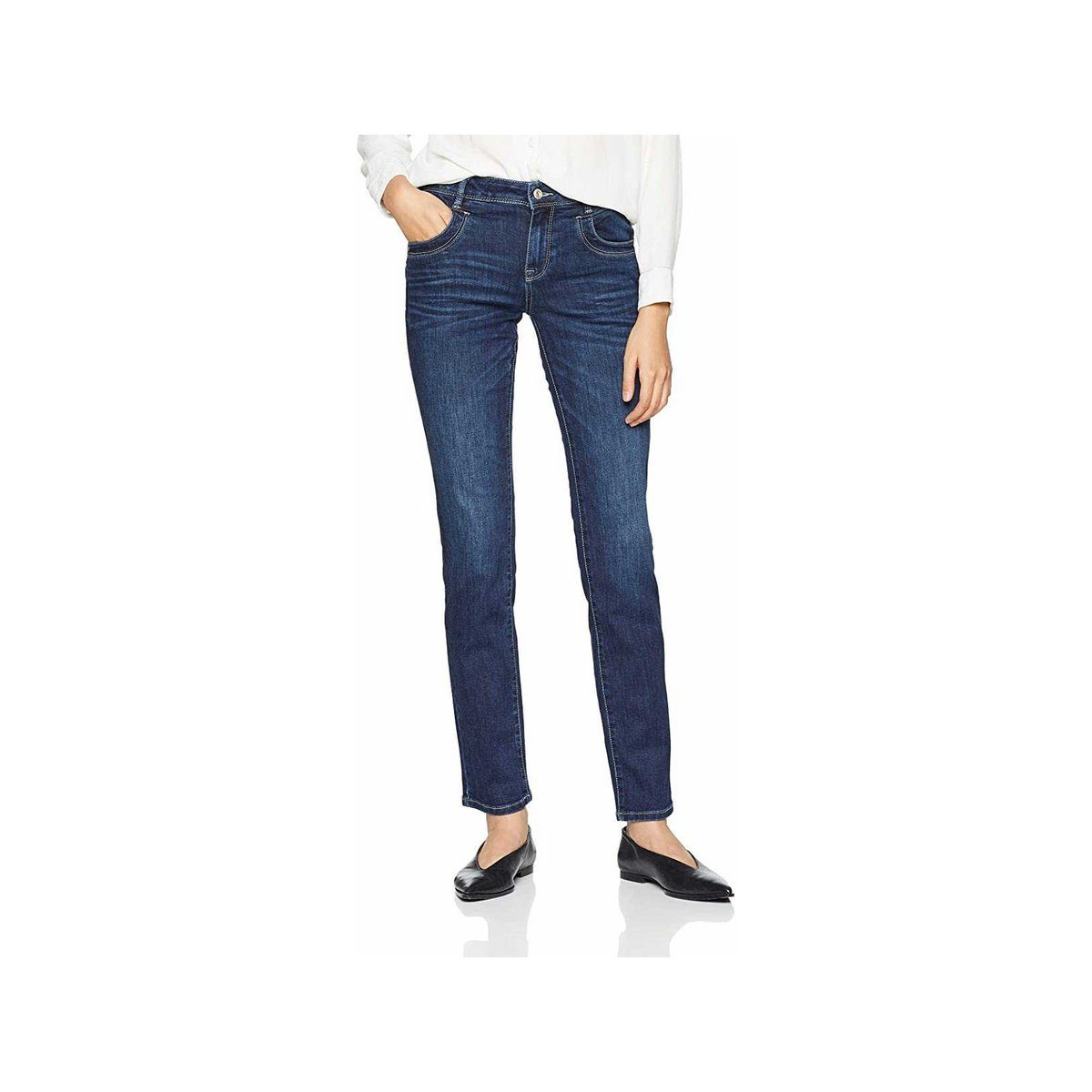 TOM TAILOR Regular-fit-Jeans blau straight fit (1-tlg) | Straight-Fit Jeans