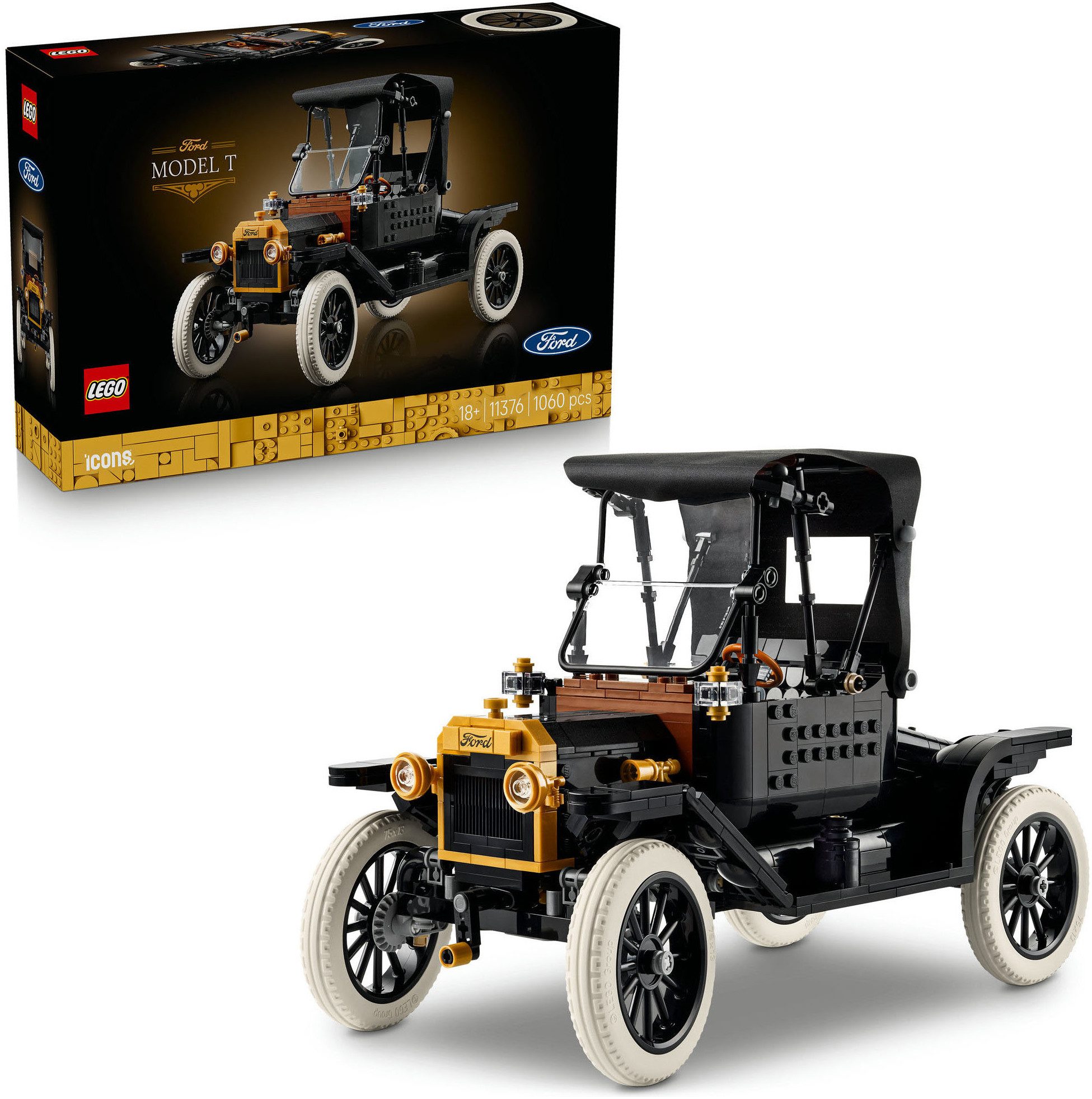LEGO® Ford Model T (11376), LEGO Icons Konstruktionsspielsteine, (1060 St)