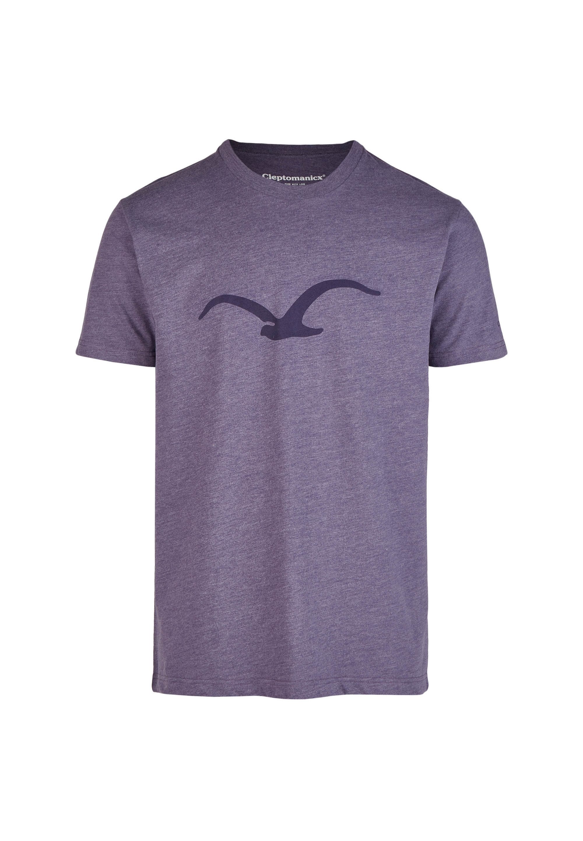 Cleptomanicx T-Shirt Mowe mit klassischem Print
