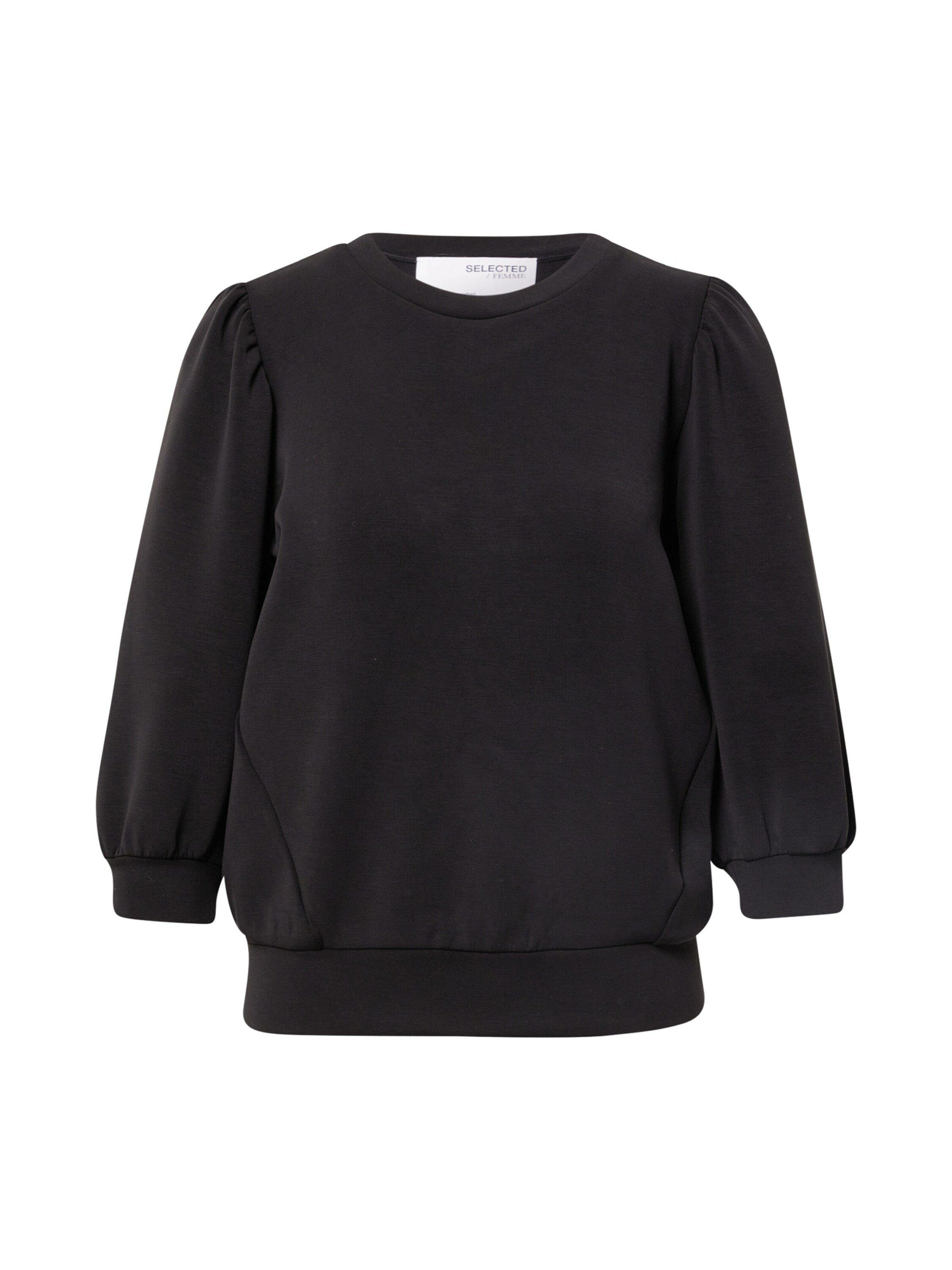 FEMME Plain/ohne Drapiert/gerafft, Detail Weiteres Sweatshirt (1-tlg) Details, TENNY SELECTED