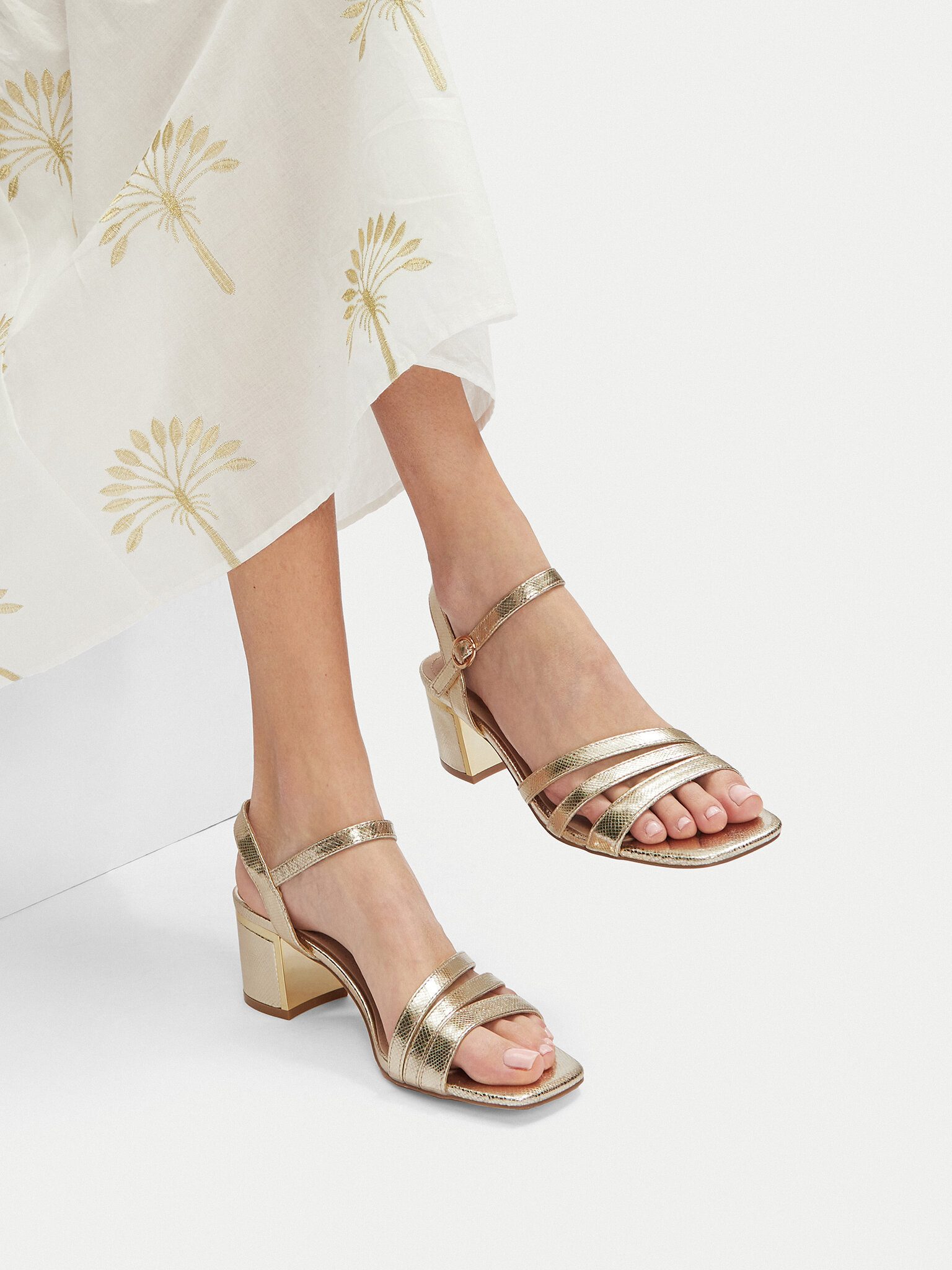 LASOCKI Lasocki Damensandalen Gold HY6800-1 Sandale