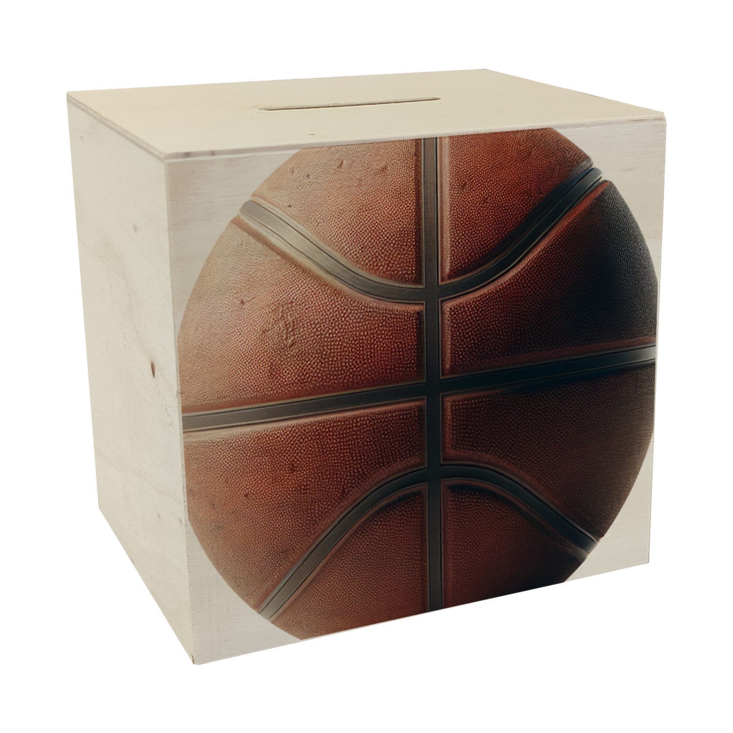 Spardose Basketball Spardose aus Holz