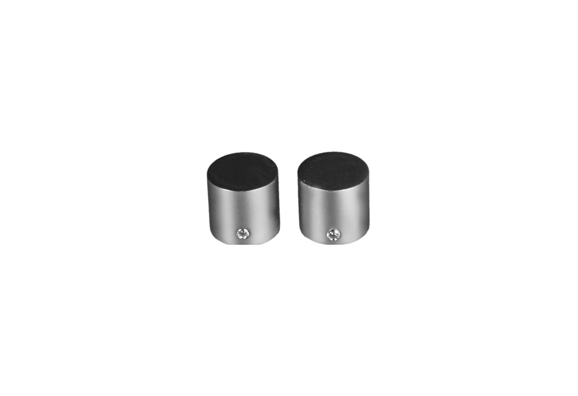 Liedeco Gardinenstangen-Endstück Endkappe, Gardinen, (Set, 2-St), für Gardinenstangen Ø 16 mm