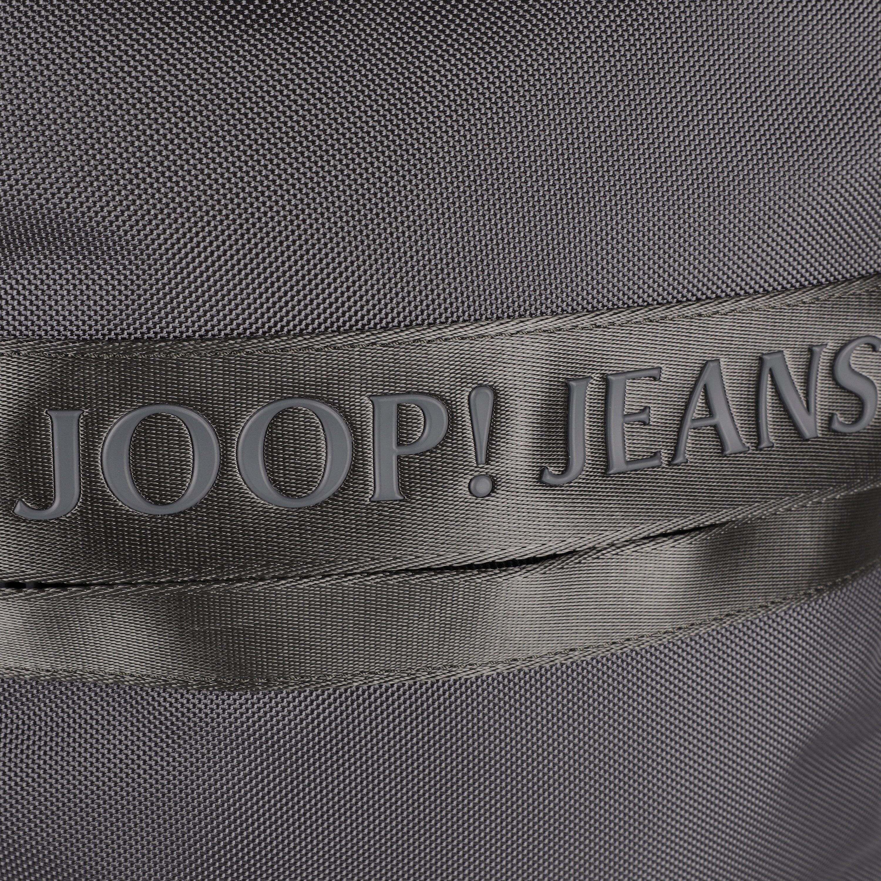 Joop Jeans Cityrucksack modica svz, falk dunkelgrau backpack Reißverschluss-Vortasche mit