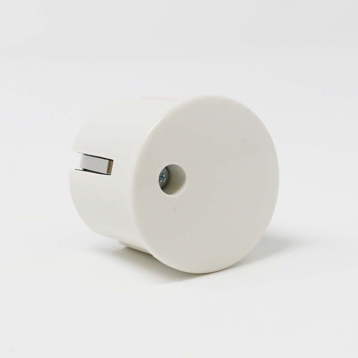 world-trading-net Euroflachstecker Winkel-Stecker weiß mit Schutzkontakt, 250V/16A