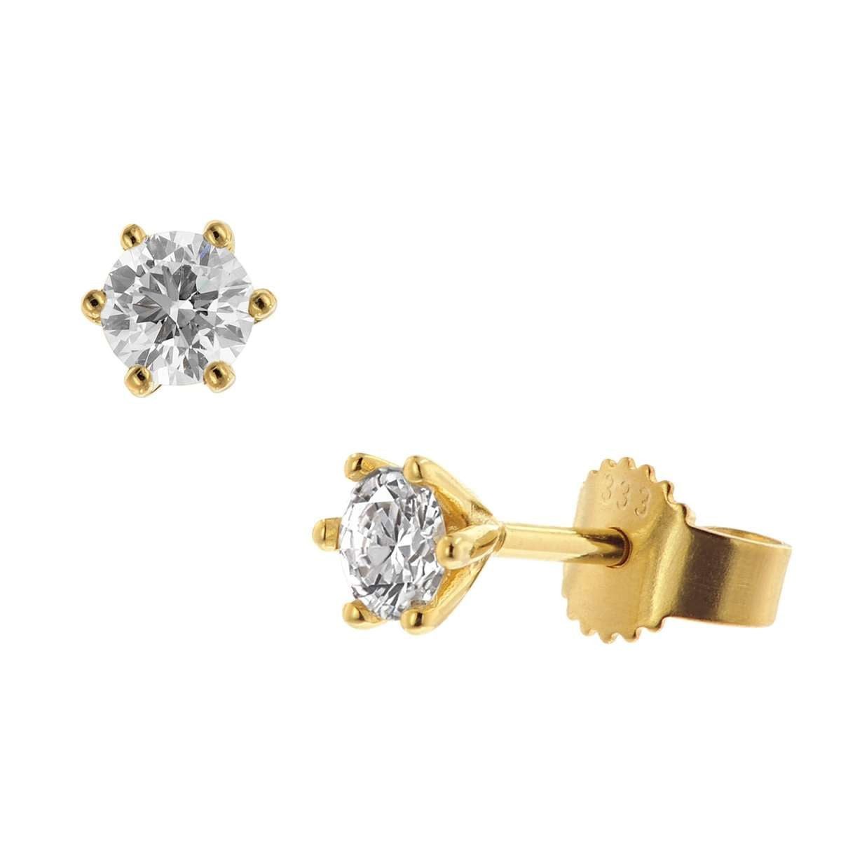 Glizz Paar Ohrstecker GL8650, Lab Grown Diamant 0,5 ct. Gold 333 Brillant