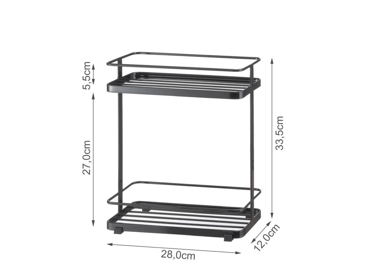 Yamazaki Badregal "Tower" Standregal Metall 28x33x12cm, günstig online kaufen