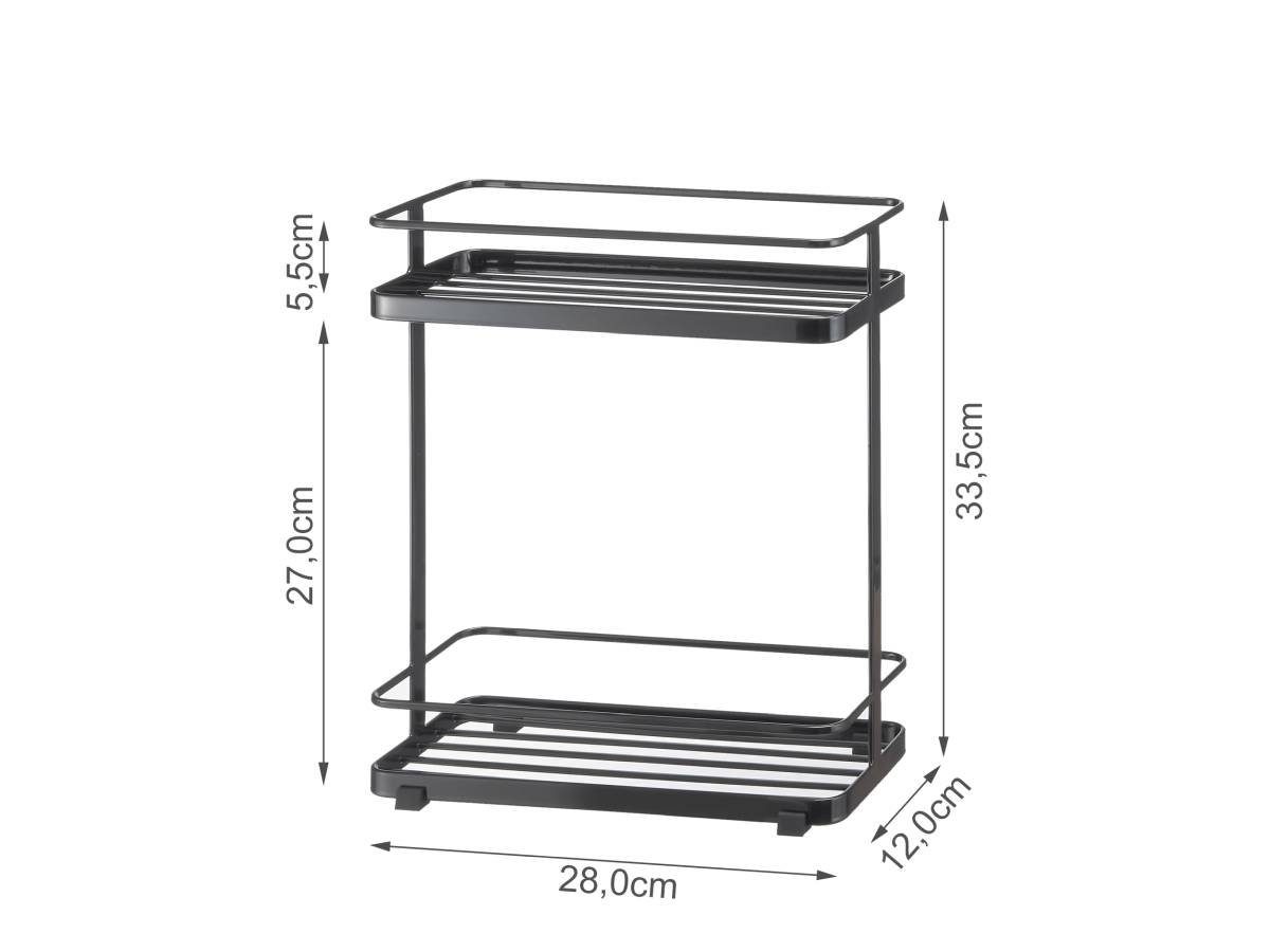 | aus schwarz moderner schwarz Yamazaki Badregal, Tower, Badregal Badablage, Skandistil Stahl,