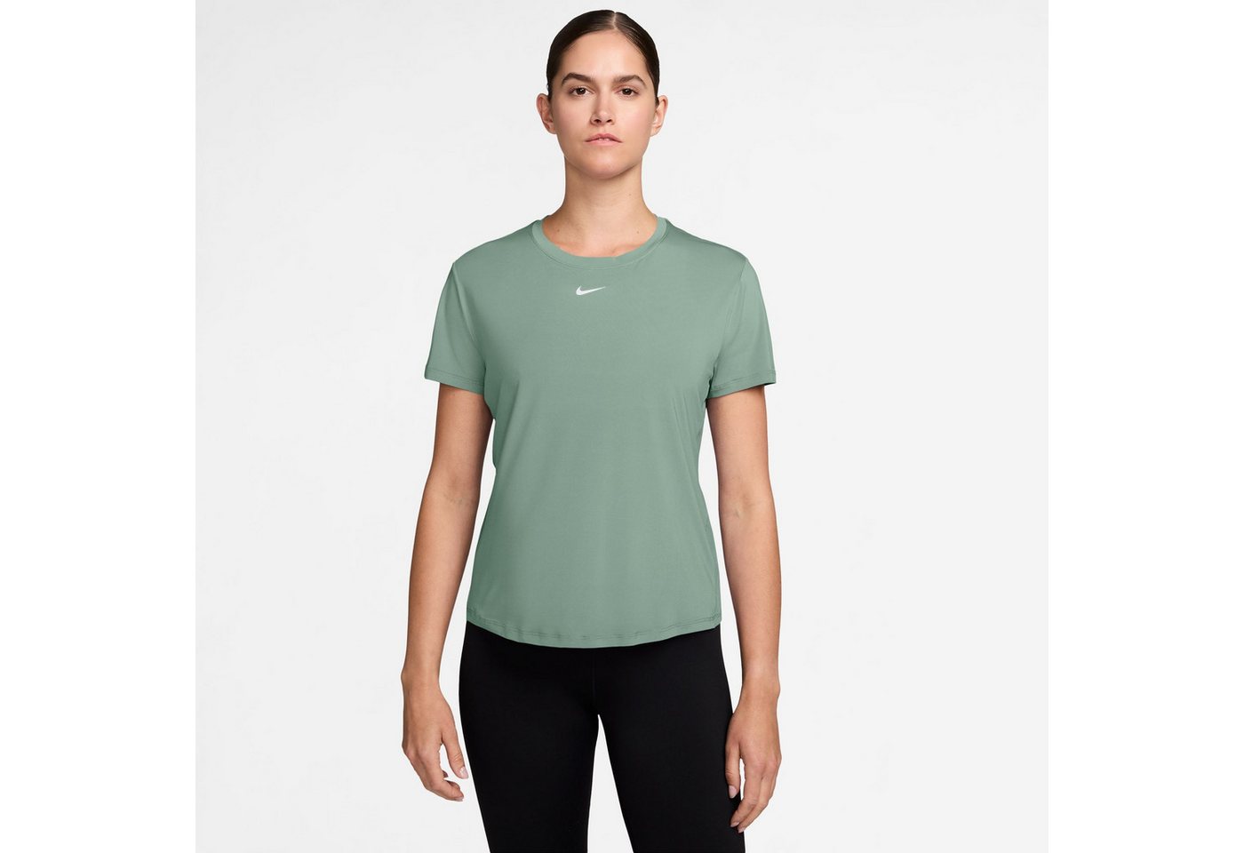 Nike T-Shirt W NK ONE CLASSIC DF SS TOP Fitness-T-Shirt, mit Rundhalsausschnitt, kurzärmelig, aus Jersey