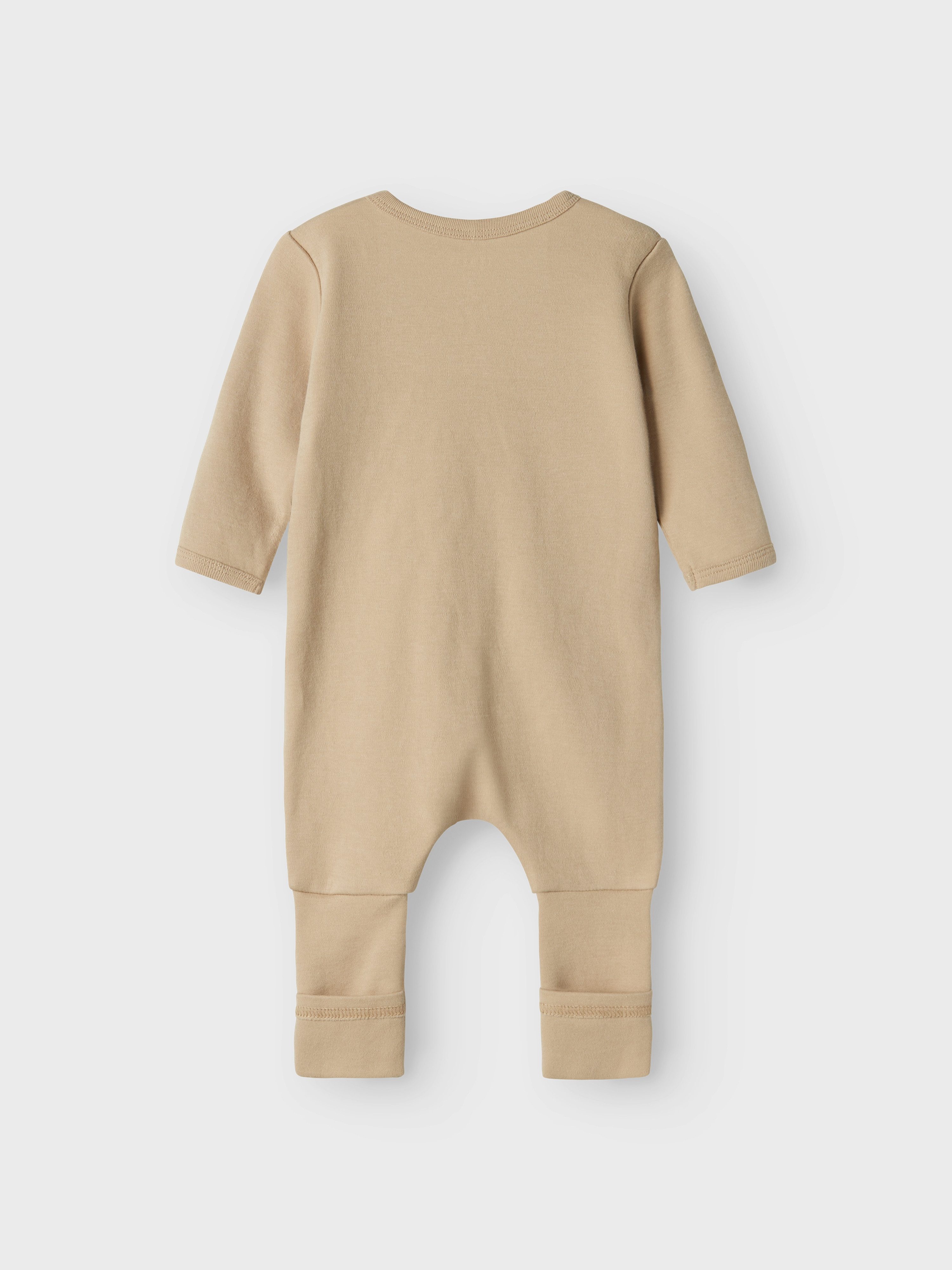 Name It Strampler NBNNIGHTSUIT 2P ZIP FF OXFORD BEAR NOOS Oxford Tan-68 (Packung, 2-tlg., 2er-Pack)