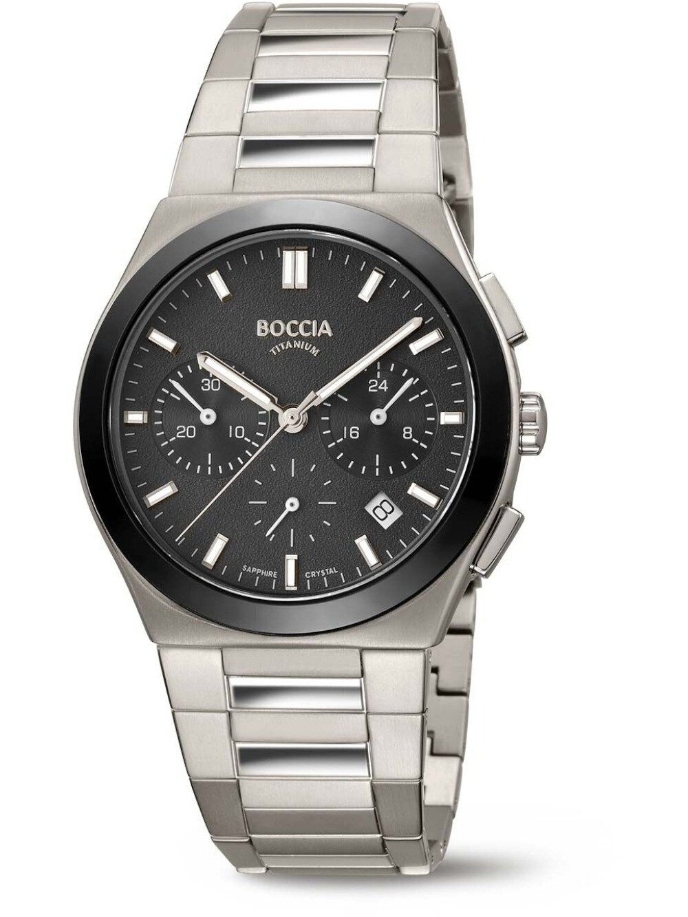 Quarzuhr Boccia 3736-02 Herrenuhr Titanium Chronograph 39mm 5ATM Boccia 3736-02 Herrenuhr Titanium Chronograph 39mm 5ATM