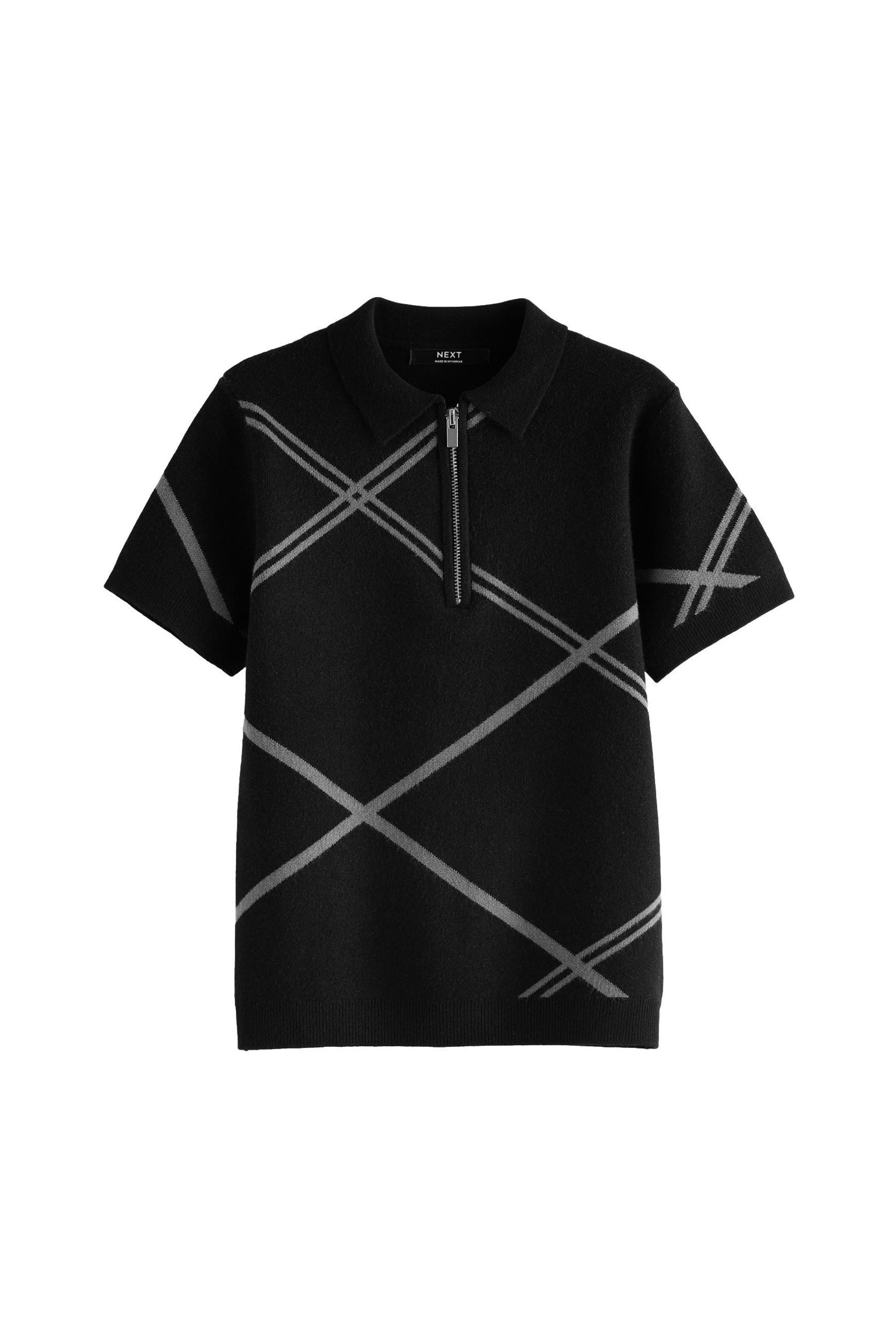 Next Polokragenpullover Strick-Poloshirt mit RV-Kragen (1-tlg) günstig online kaufen