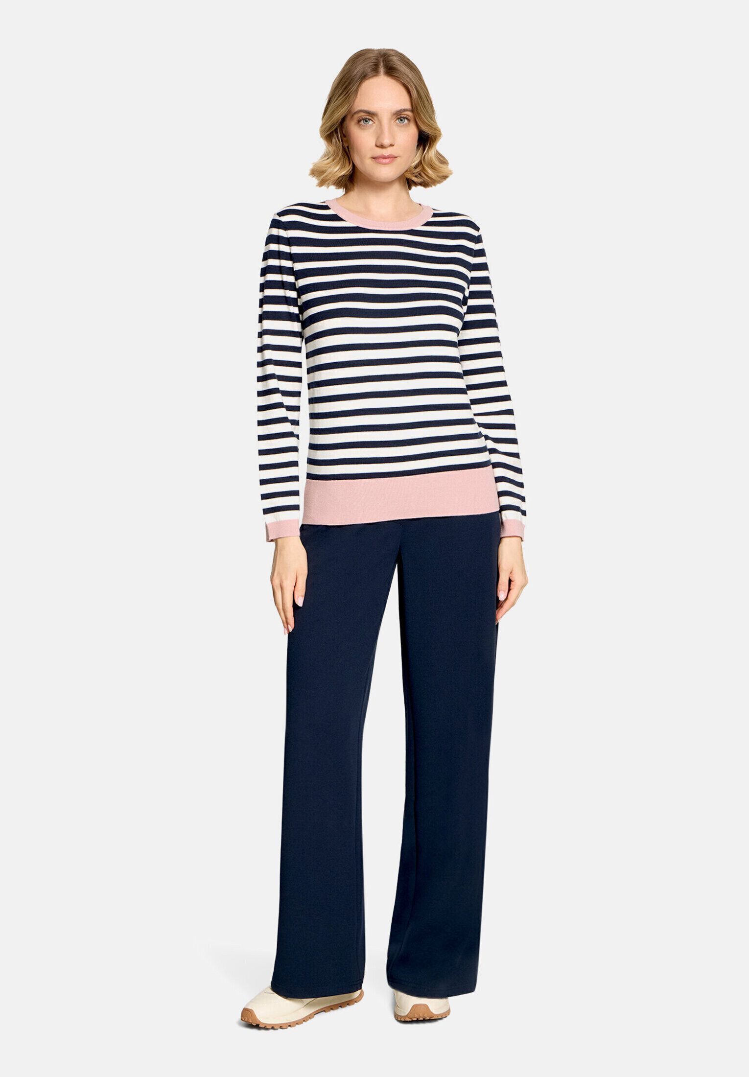 Betty Barclay Strickpullover Damen mit Rundhalsausschnitt (1-tlg)