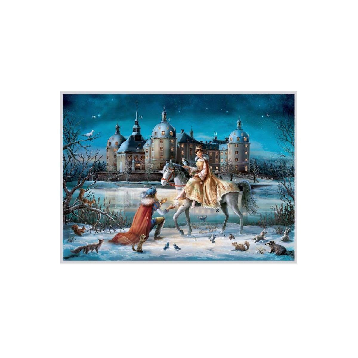 Richard Sellmer Verlag Adventskalender 330 - Adventskalender A3 - Schloß Moritzburg (Drei Nüsse...