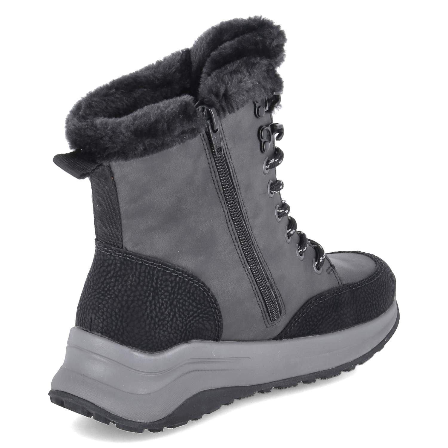 Rieker Rieker Z0922-45 Damen Kunstleder grau Winterstiefel
