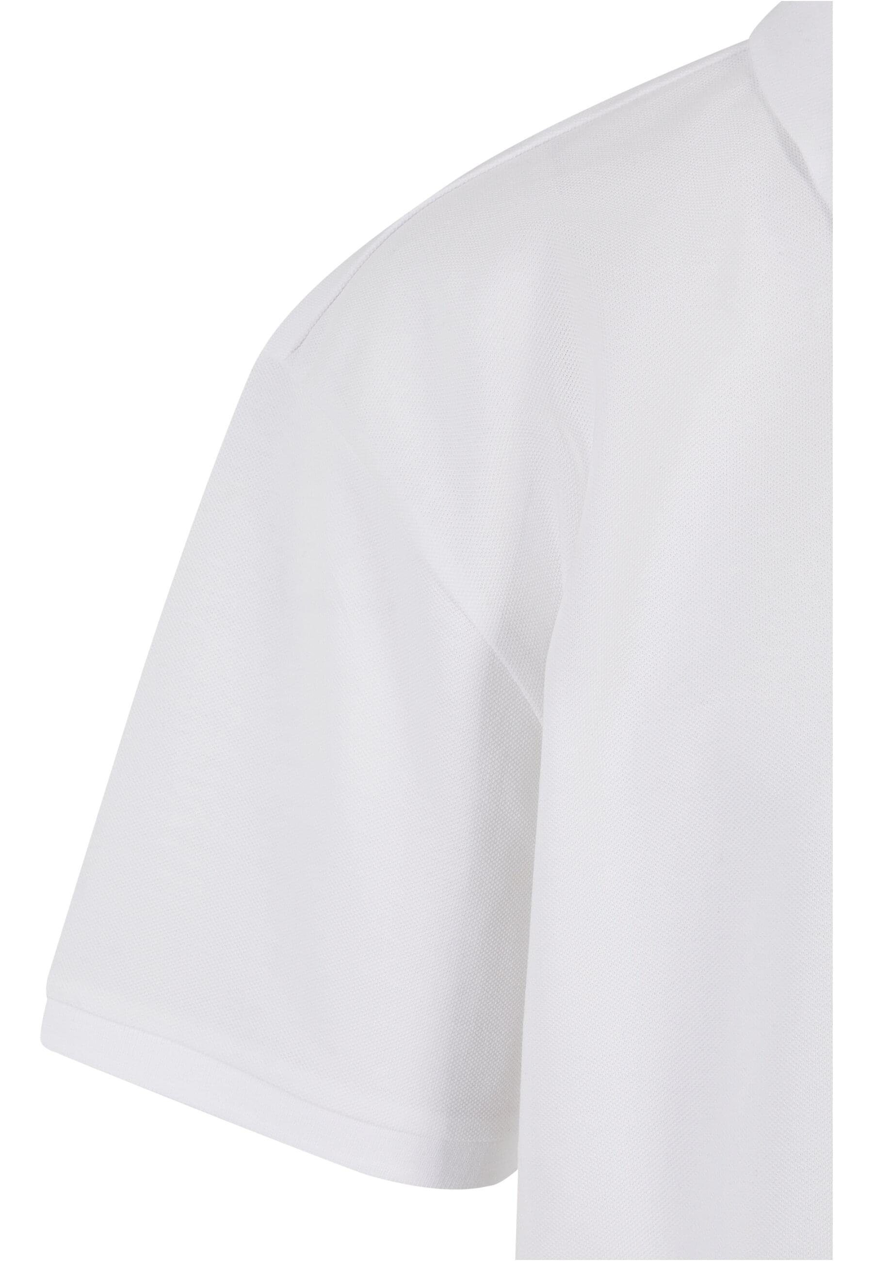 Oversized Poloshirt Polo CLASSICS URBAN Herren (1-tlg) Zip white