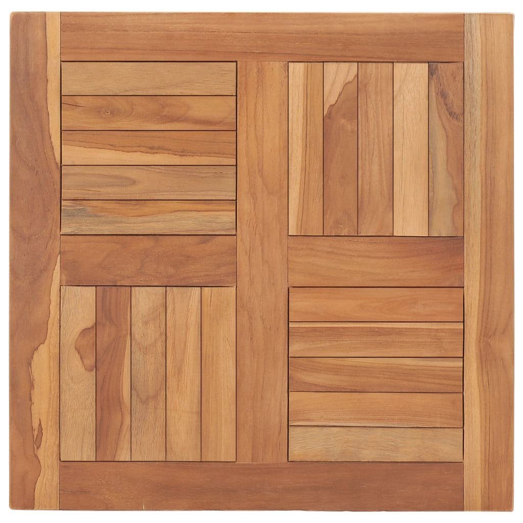 (1 Tischplatte St) Massivholz furnicato Teak cm 60×60×2,5