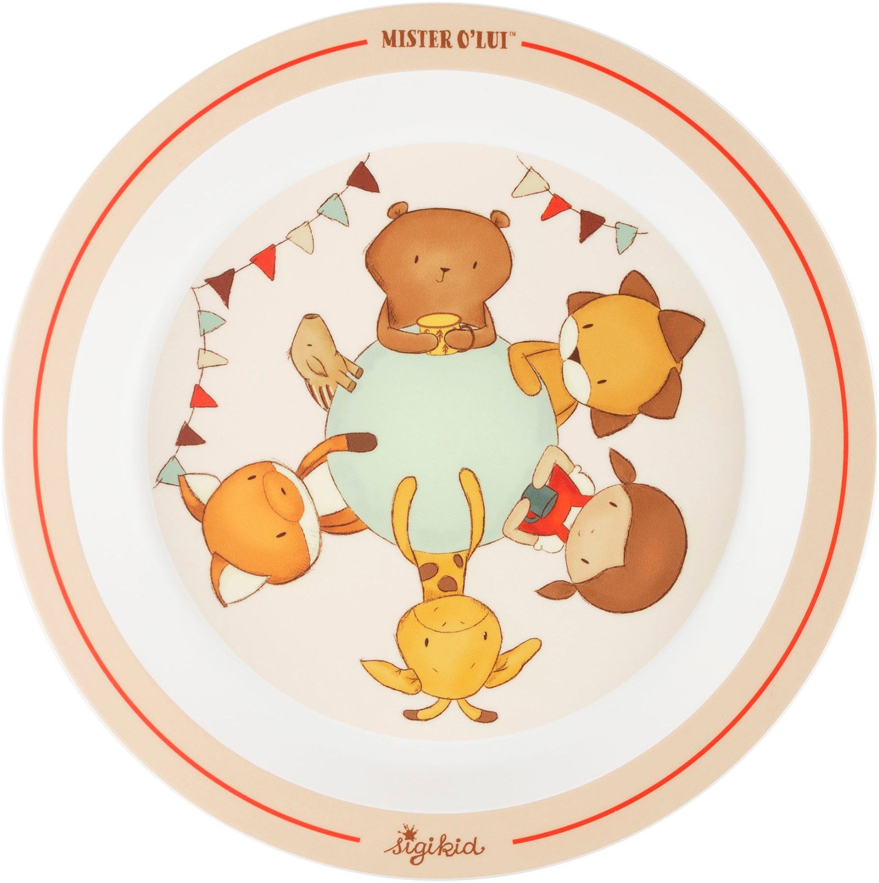 Sigikid Тарелки Mister O'Lui, Kuschelfreundei