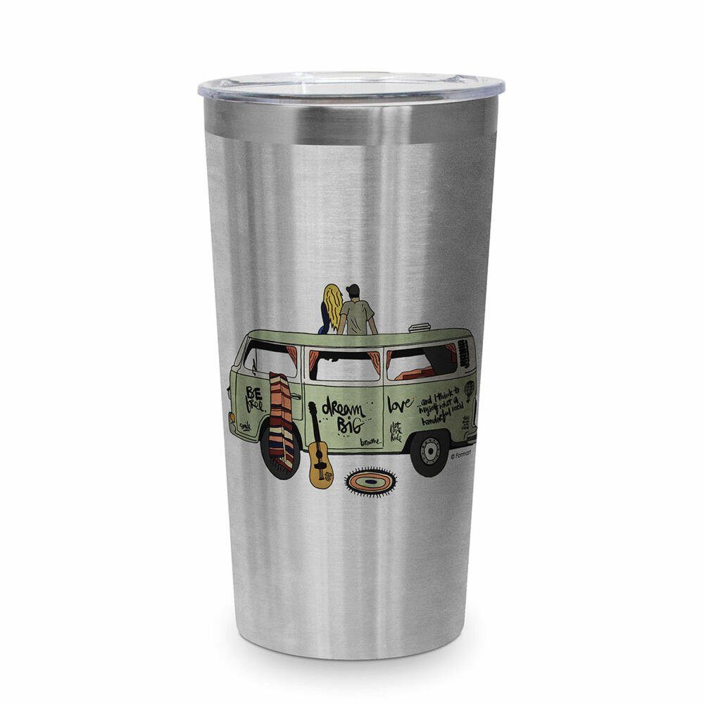 PPD Thermobecher Freiheit Steel Travel Mug 430 ml, Edelstahl