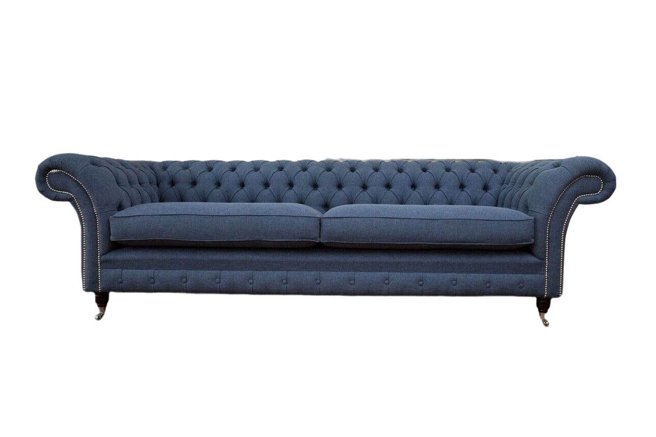 JVmoebel Chesterfield-Sofa, Chesterfield Sofa 4 Sitzer Couch Wohnzimmer Klassisch Design