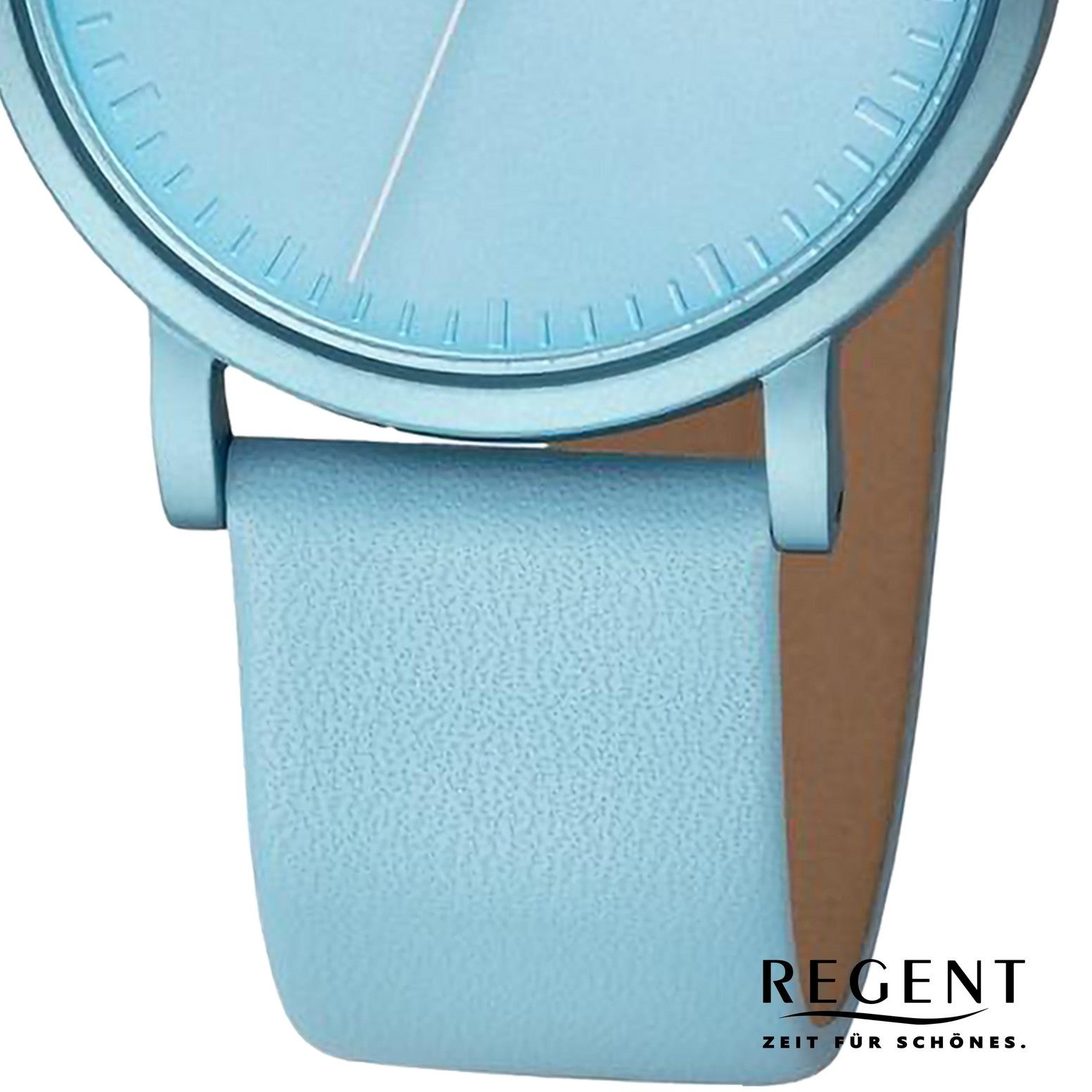 Armbanduhr (ca. Damen Damen Regent Armbanduhr extra Lederarmband Analog, rund, Regent groß 36mm), Quarzuhr