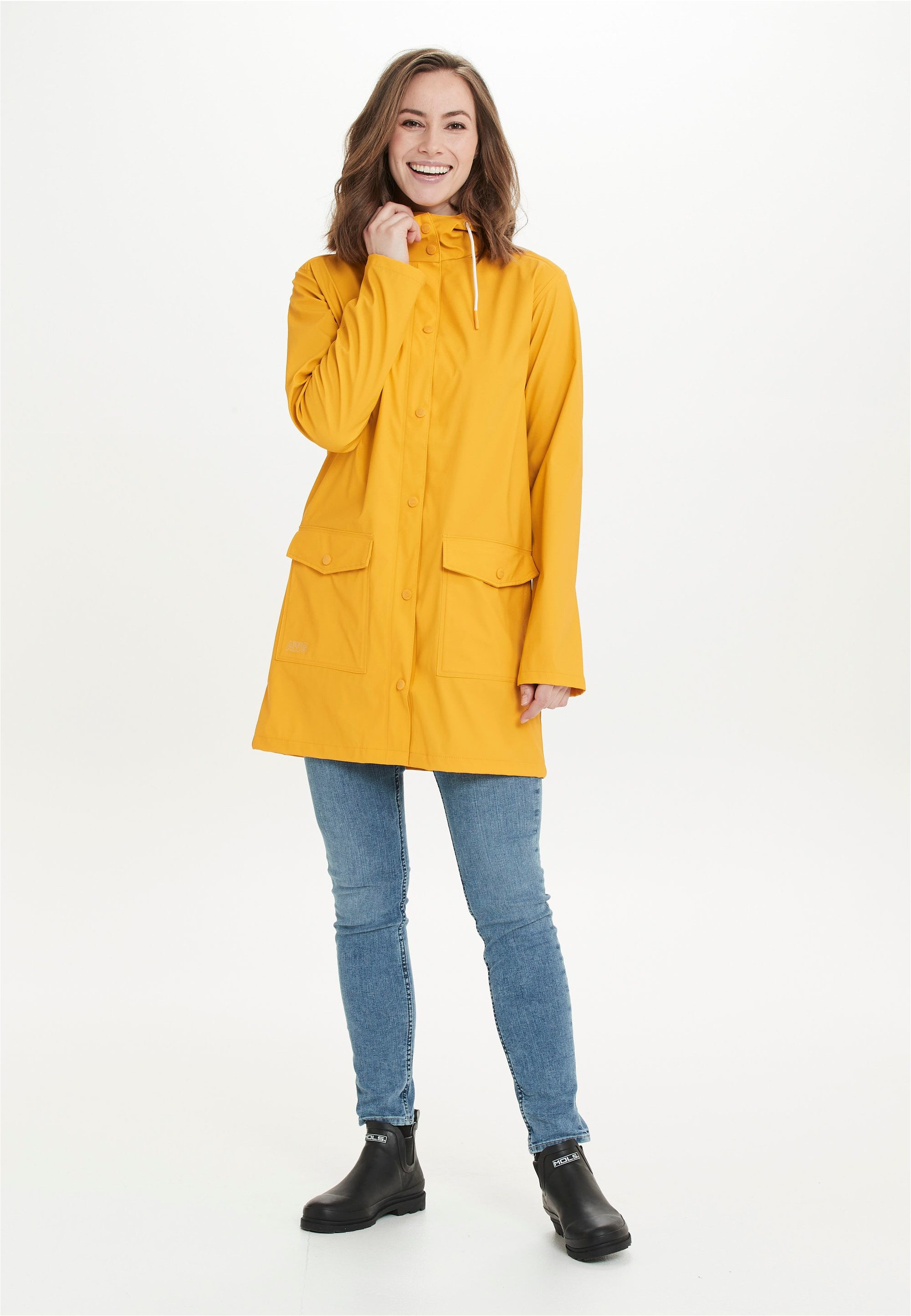 WEATHER REPORT Regenjacke TASS W W-PRO Regenausstattung gelb mit 5000 hochwertiger