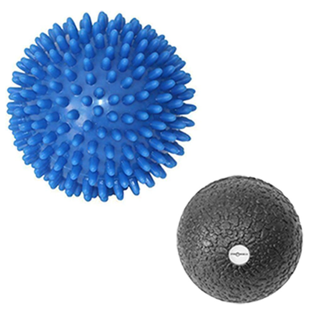 Massageball ø 9cm Massageball Igelball + 6cm Faszienball
