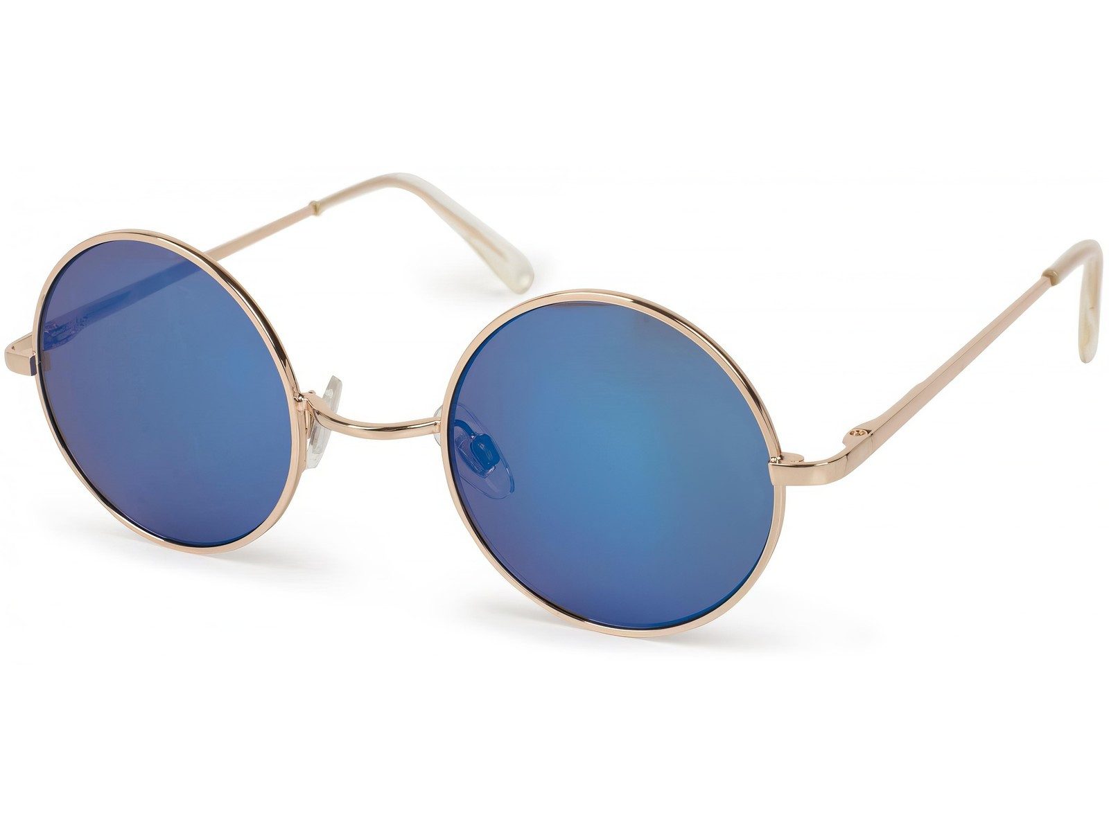 styleBREAKER Sonnenbrille Retro Sonnenbrille Klein Rund mit Federscharnier günstig online kaufen