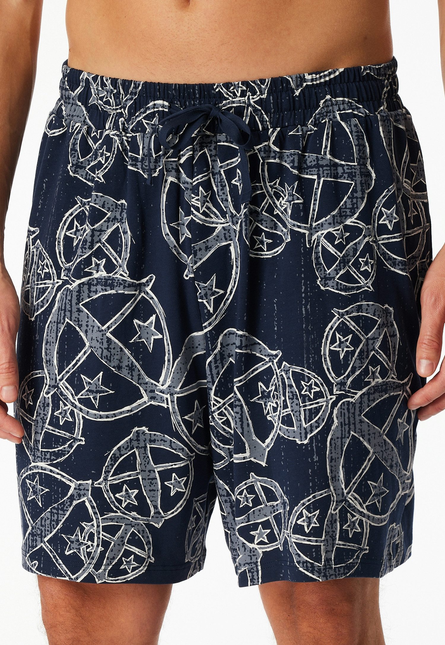 Schiesser Pyjamashorts Schiesser 150 Years seitliche günstig online kaufen