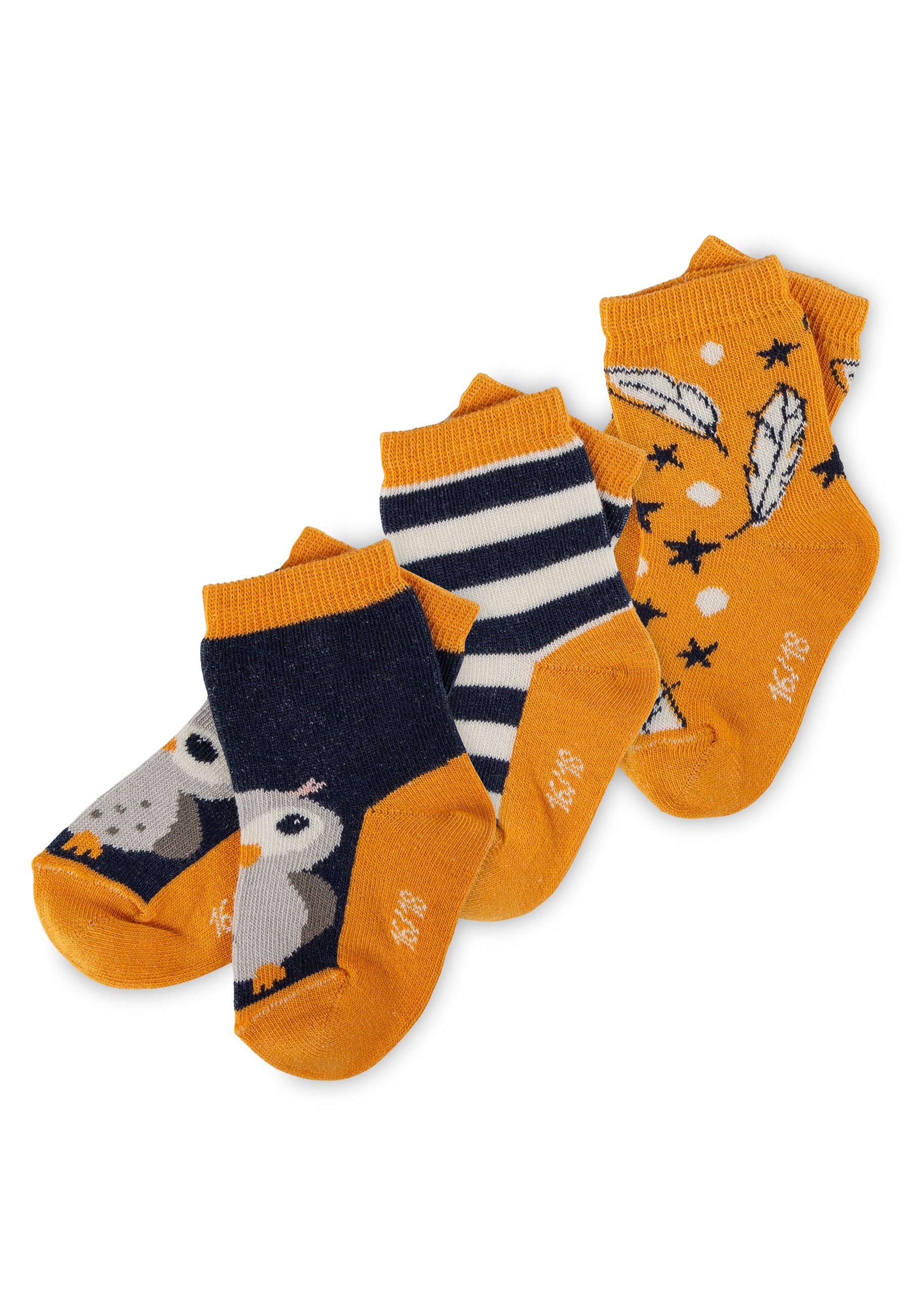 Sigikid Socken Sockenset 3er Magic Owl für Babys Mädchen (3-Paar)