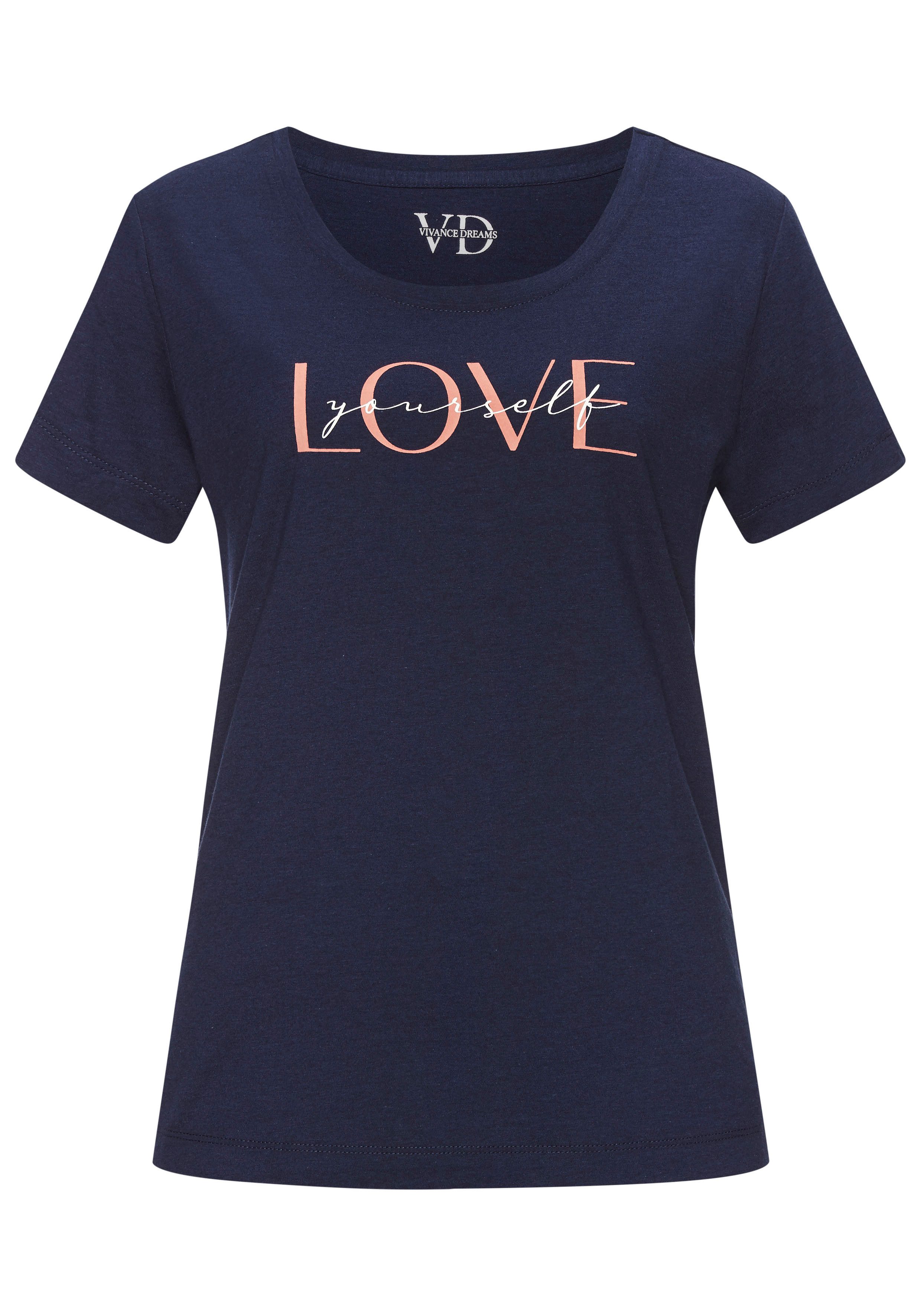 Vivance Dreams Shorty (2 tlg) mit schönem Frontprint günstig online kaufen