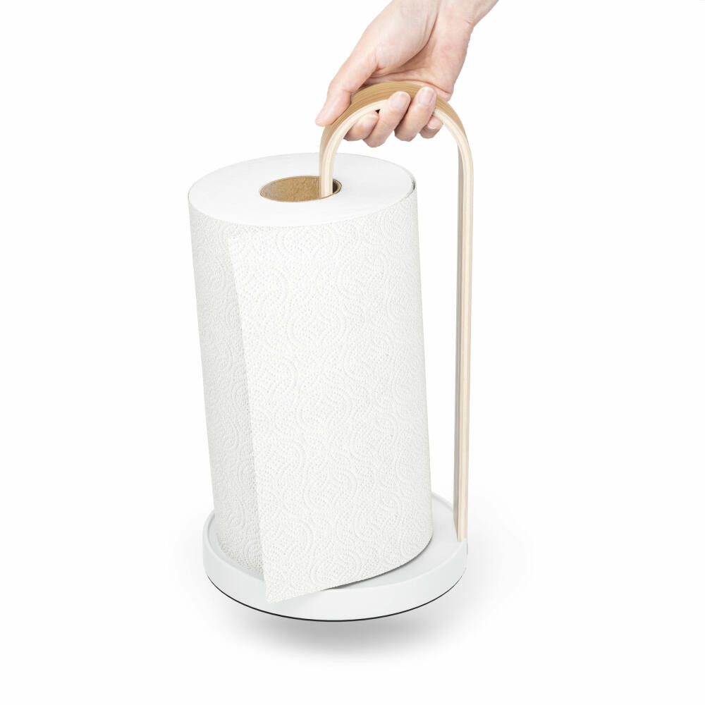 Umbra Küchenrollenhalter Bellwood Weiß Natur