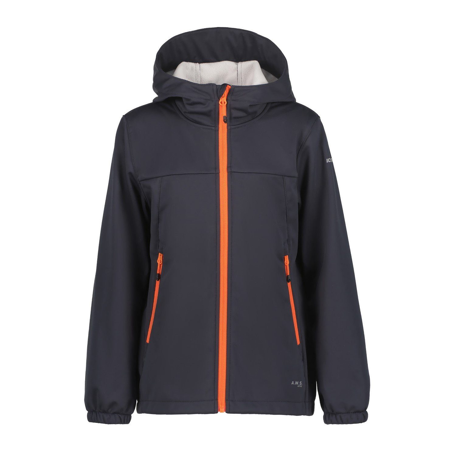 Icepeak Kapuze Kline Funktionsjacke Kinder Jr Anthrazit mit Icepeak Softshelljacke