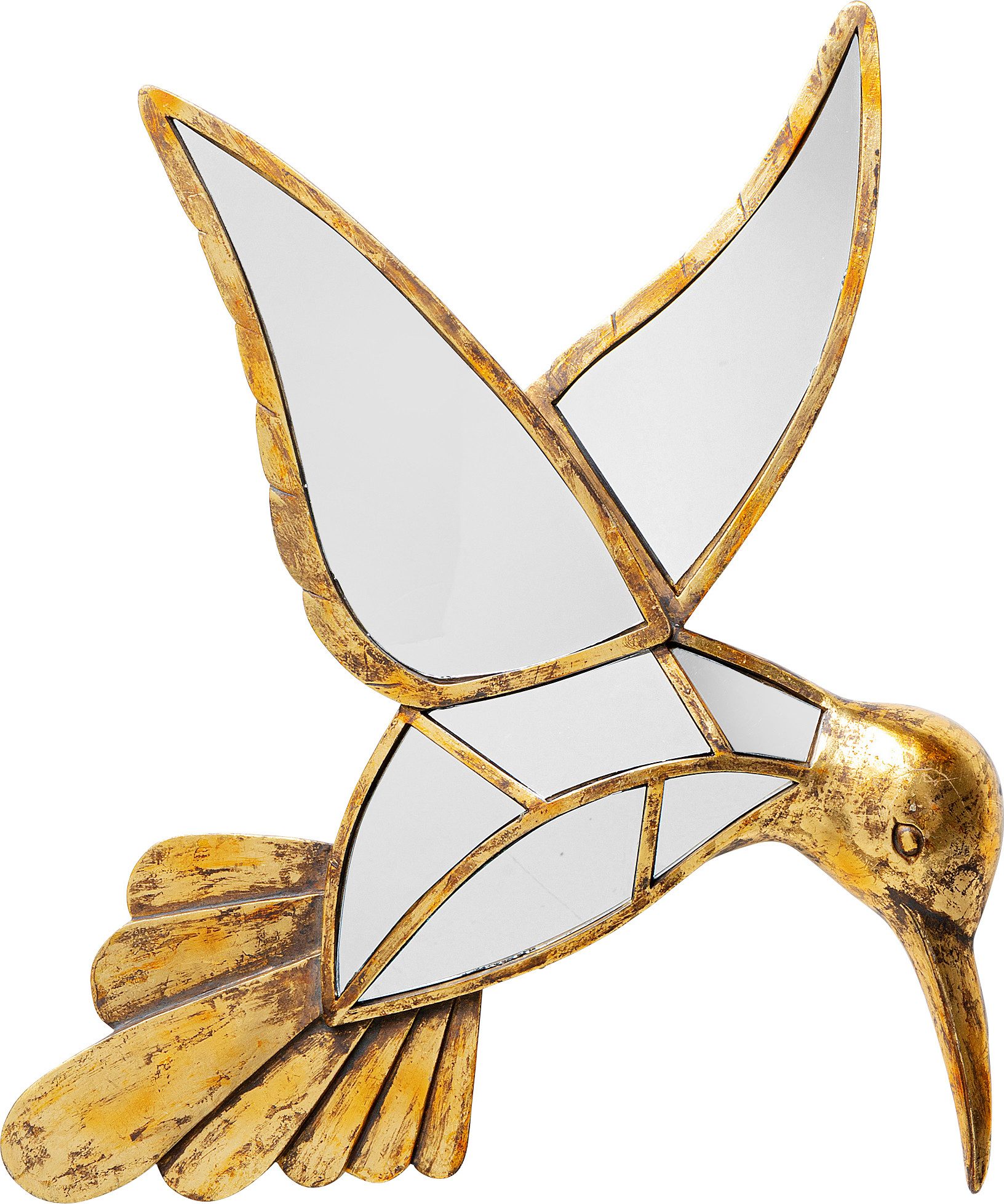 Wanddekoobjekt Wandschmuck Hummingbird Mirror 60cm