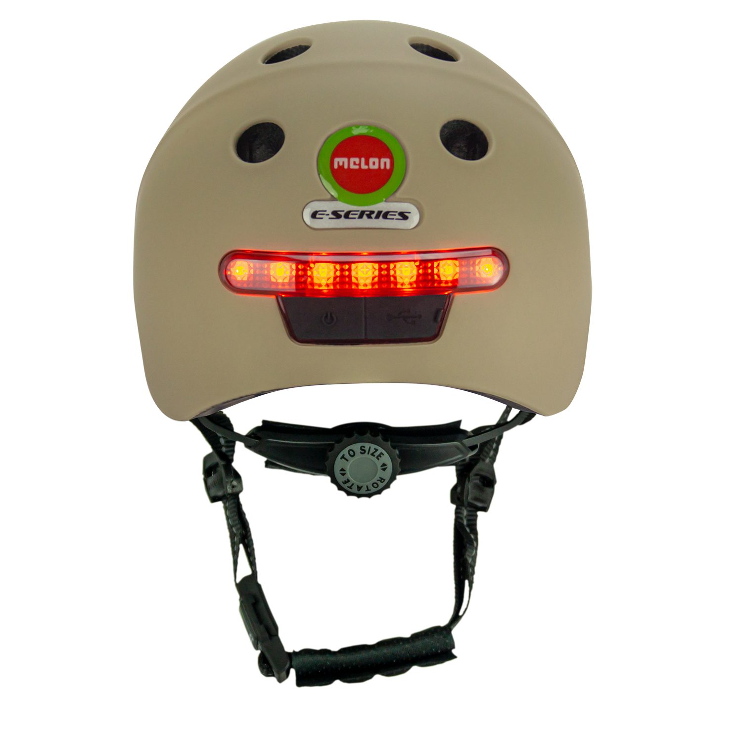 Melon Fahrradhelm E-Series Moonlight mit Vorder- und Rücklicht, super leicht, Magnetverschluss, größenverstellbar, mehr als 50 Designs