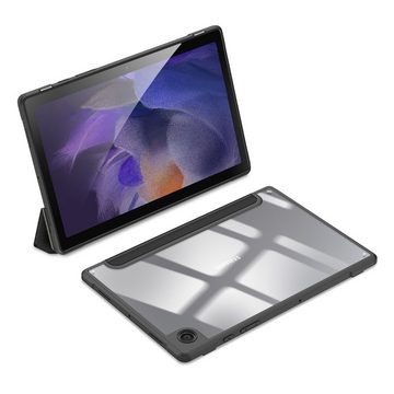 Dux Ducis Tablet-Hülle Hülle Samsung Galaxy Tab A8 10.5 '' 2021 Schwarz 10,5 Zoll, Kunstleder Schutzhülle Handy Wallet Case Cover mit Kartenfächern