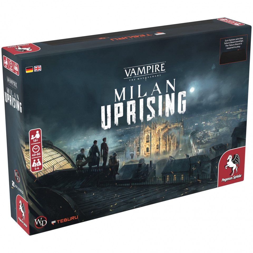 Pegasus Spiele Spiel, Teburu - Vampire Die Masquerade - Milan Uprising - Grundspiel