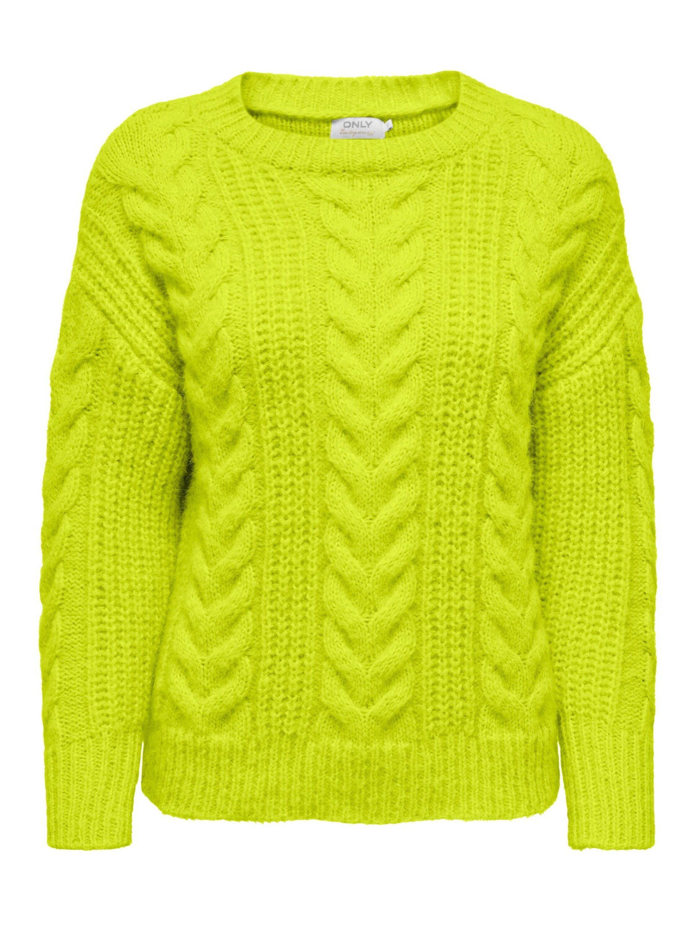 ONLY Damen Strickpullover ONLHAPPIE – Bequemer, Lässiger Pulli Für Herbst & Winter