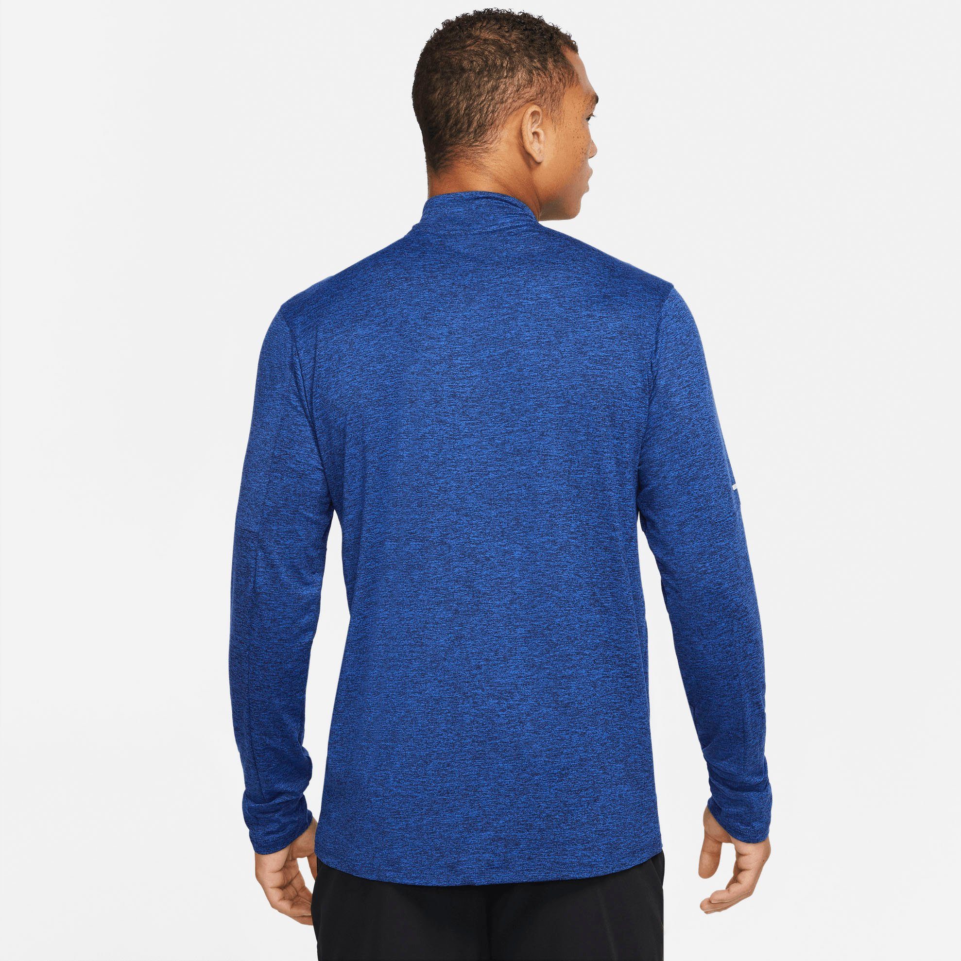 Running 1/-Zip Element Laufshirt Men's Nike SILV Top OBSIDIAN/GAME Dri-FIT ROYAL/HTR/REFLECTIVE