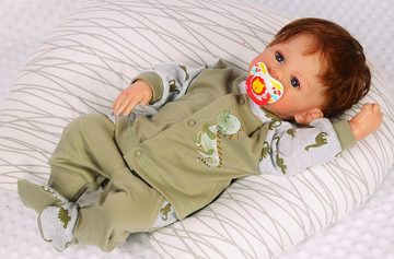 La Bortini Langarmshirt & Hose Baby Anzug 3Tlg Hose Mütze Hemdchen 44 50 56 62 68 74 aus reiner Baumwolle