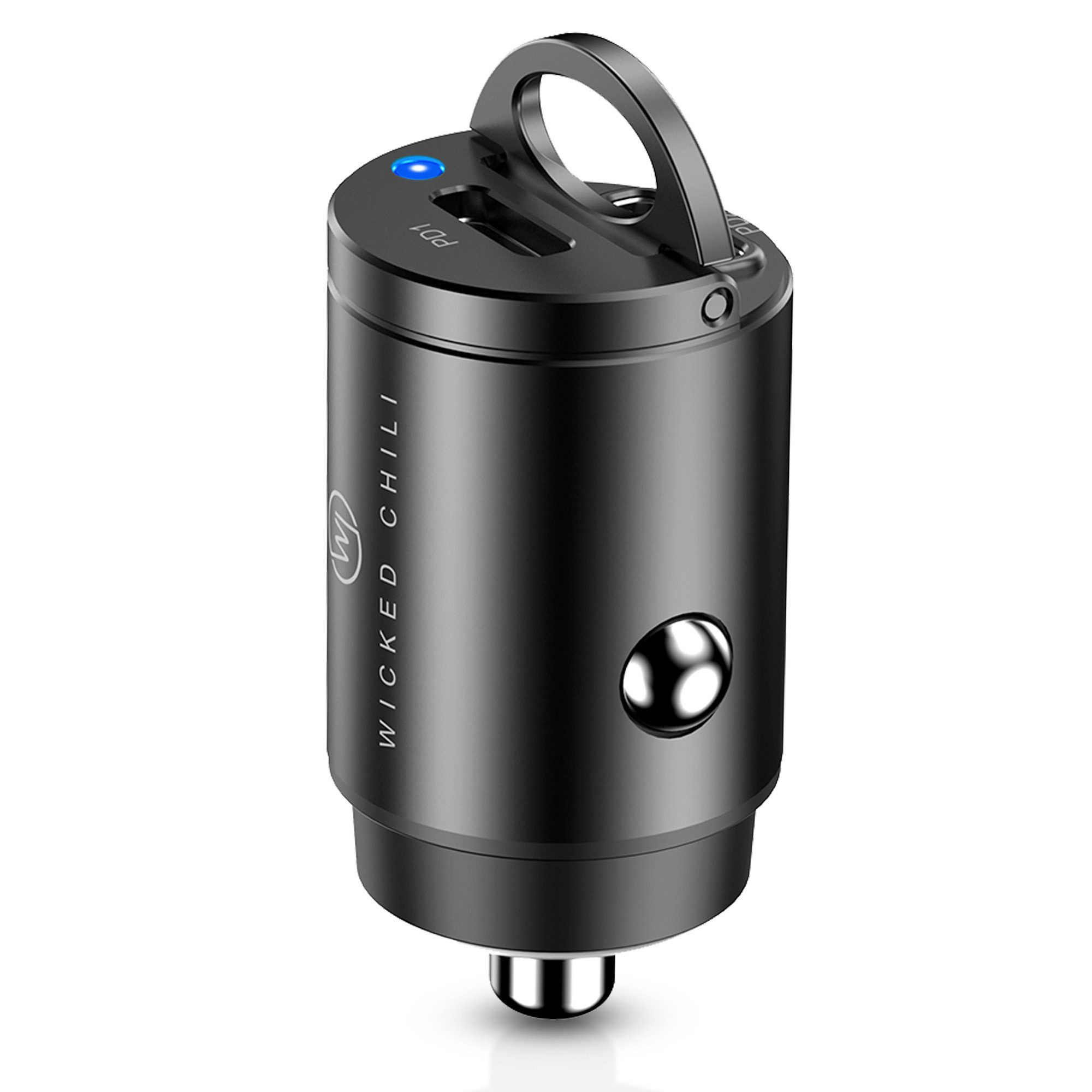 Wicked Chili 45W Dual USB-C PD Autoladegerät KFZ Adapter iPhone Samsung Schnellader Auto-Adapter Zigarettenanzünder-Stecker zu USB C, USB-C, 2-fach USB-C Auto L – Bild 2 von 5