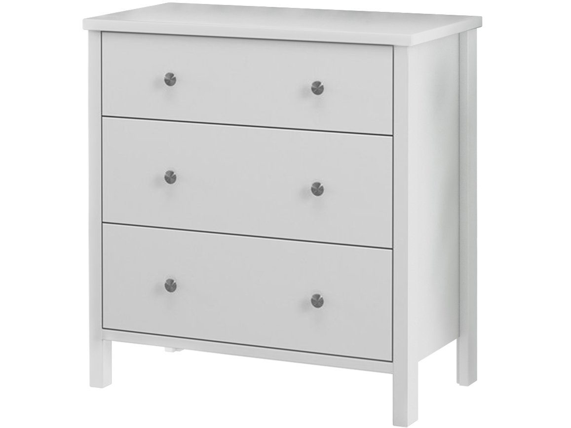 loft24 Kommode Tango, Выдвижные ящикиkommode, MDF, 3 Выдвижные ящики, Made in Denmark, 80 cm