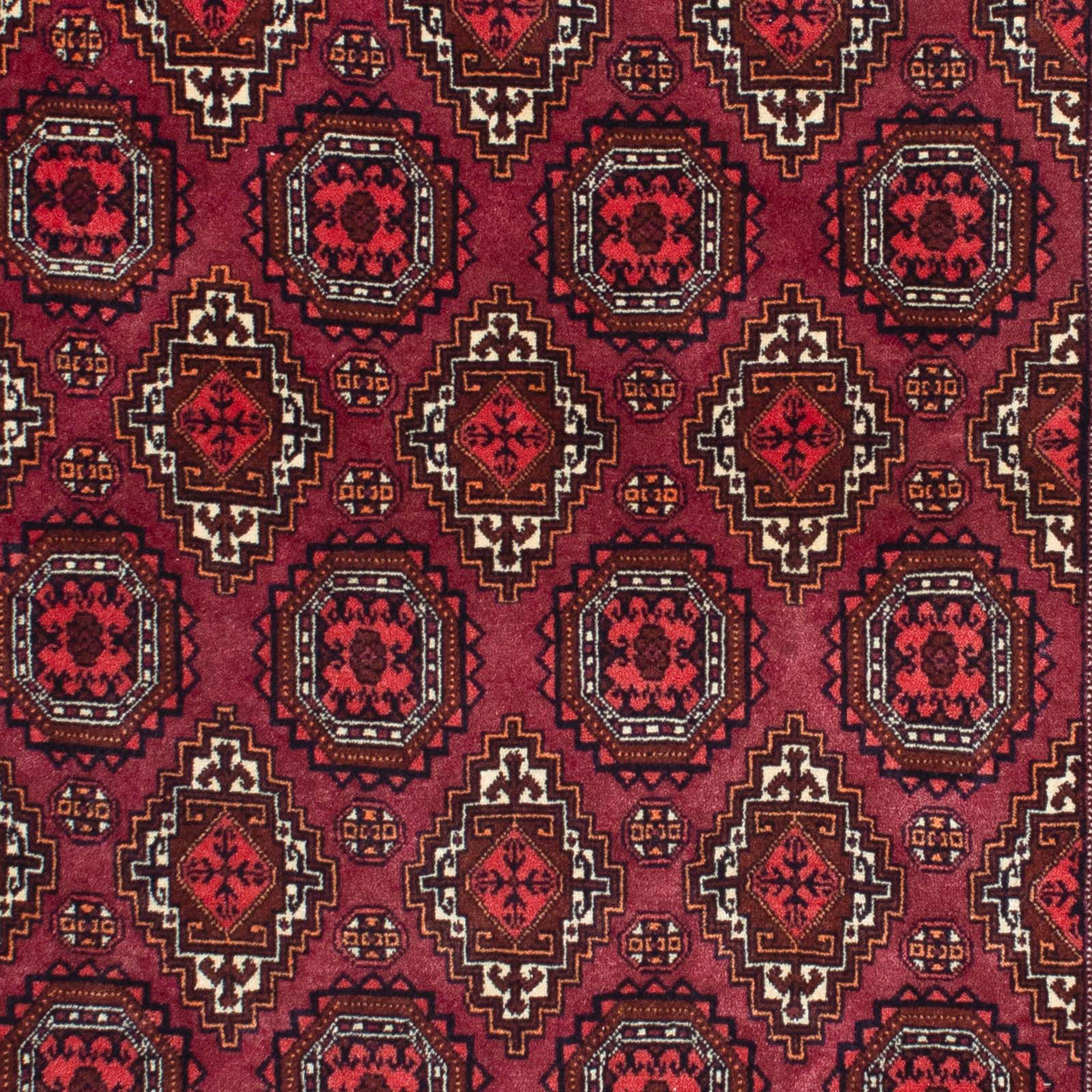 Orientteppich Belutsch - 167 rechteckig, Einzelstück mit x Wohnzimmer, Handgeknüpft, morgenland, mm, 116 - 8 cm Höhe: dunkelrot, Zertifikat