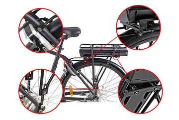 PowerSmart Fahrrad-Gepäckträger LEB37TPV67B 406.6202537671 (Sitz für Provelo Nex 320 Faltbares E-Bike bei Aldi Süd, 700C, 28), Fahrrad-Heckträgersitz